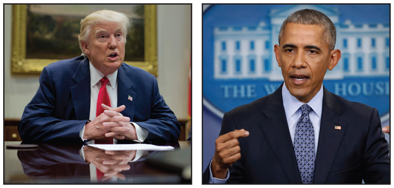 Obama denies Trump allegation he had campaign phones wiretapped